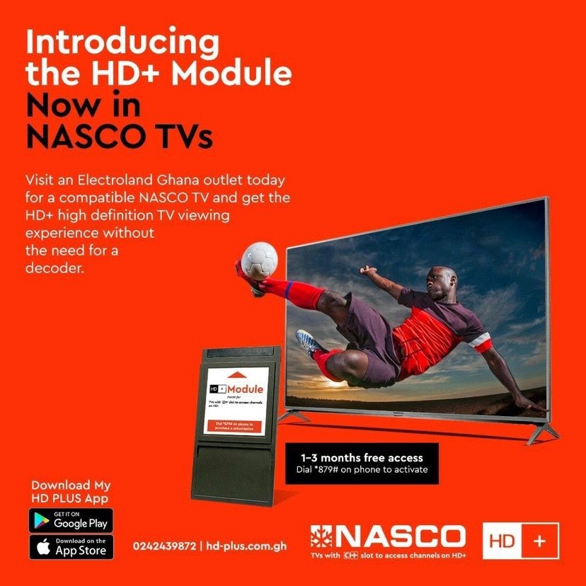 HD+ Module now in NASCO TVs